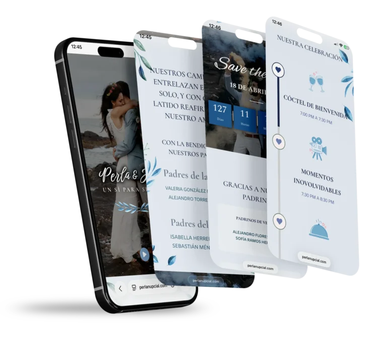 Invitaciones digitales para bodas y Save the Date