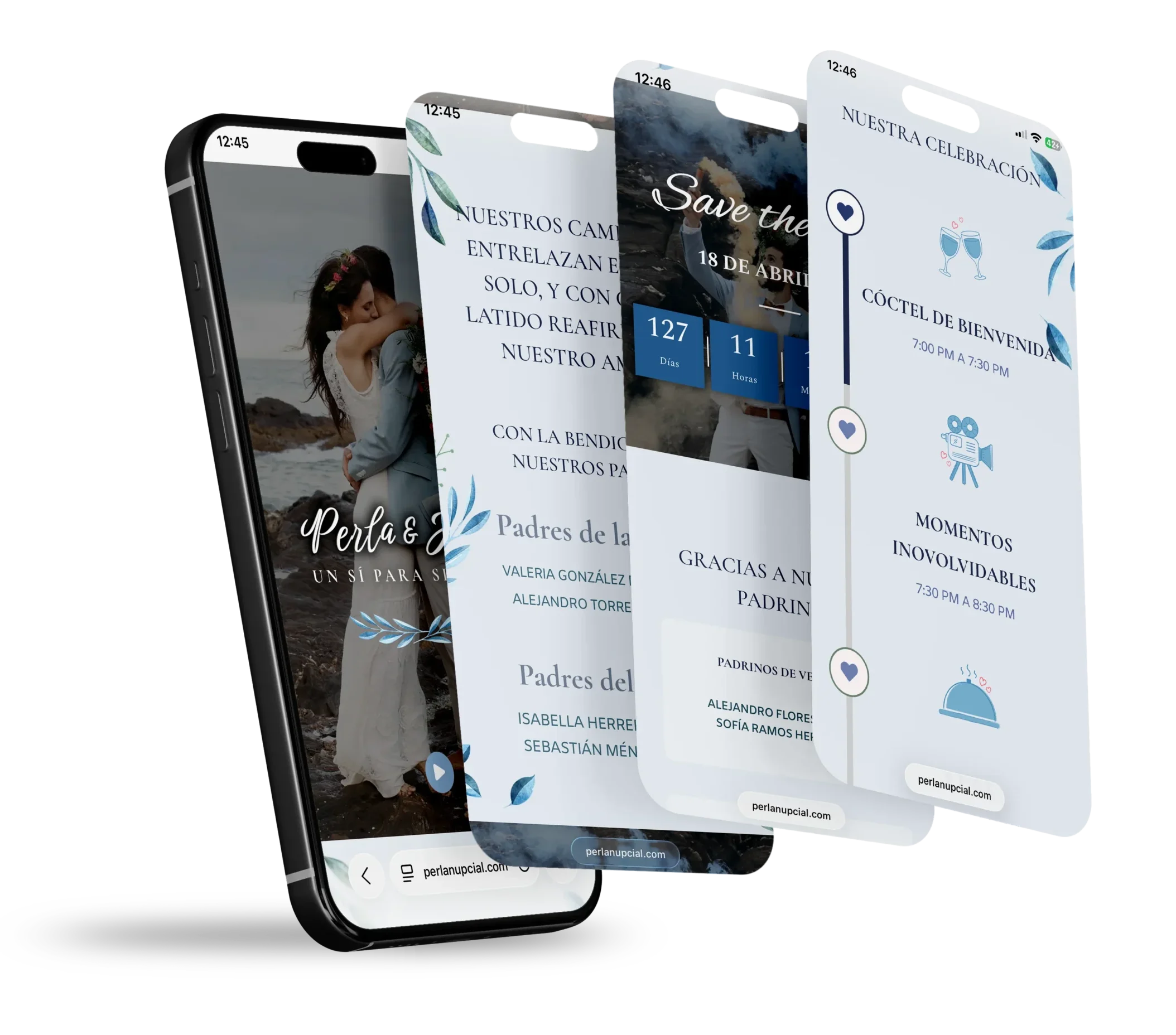 Invitaciones digitales para bodas y Save the Date